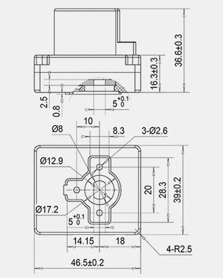 Electric Synchronous Zone Valve Motor For Ball Valve Control DN15