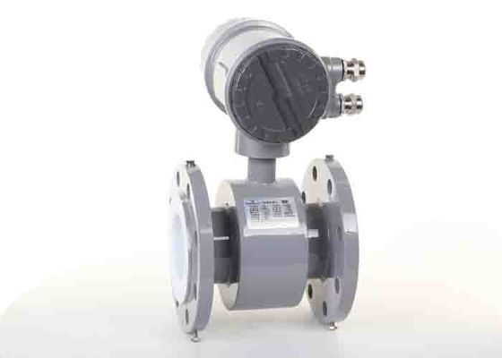 316L Electrode PTFE Liner Wastewater Flow Meter With Flanges Port