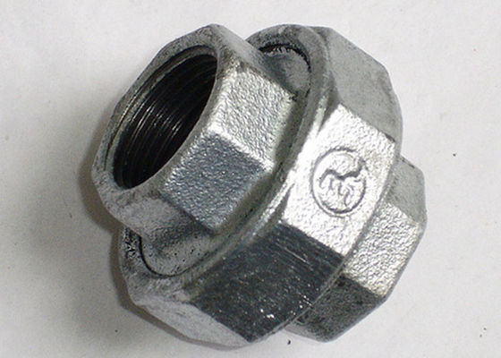 DN15 Grooved Pipe Fitting GI Pipe Union Tail Pieces With 316L Housing